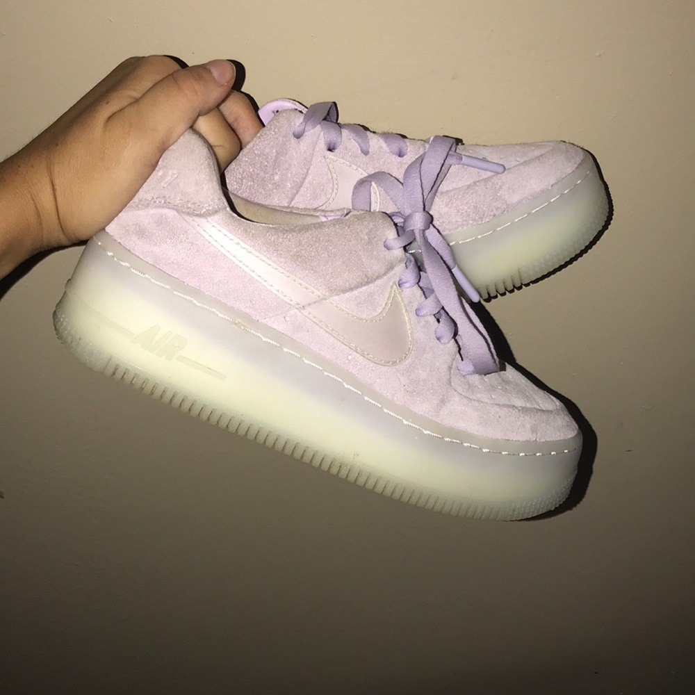 Nike Suede AF1 Sage Low in Violet mist :)